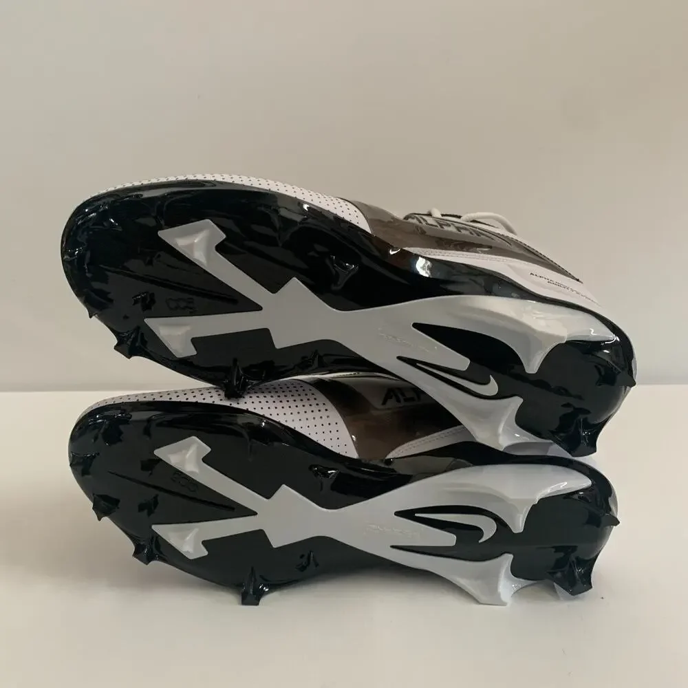 Nike Men's Size 13.5 Air Alpha Menace 4 Pro Football Cleats White FZ7702-105 New